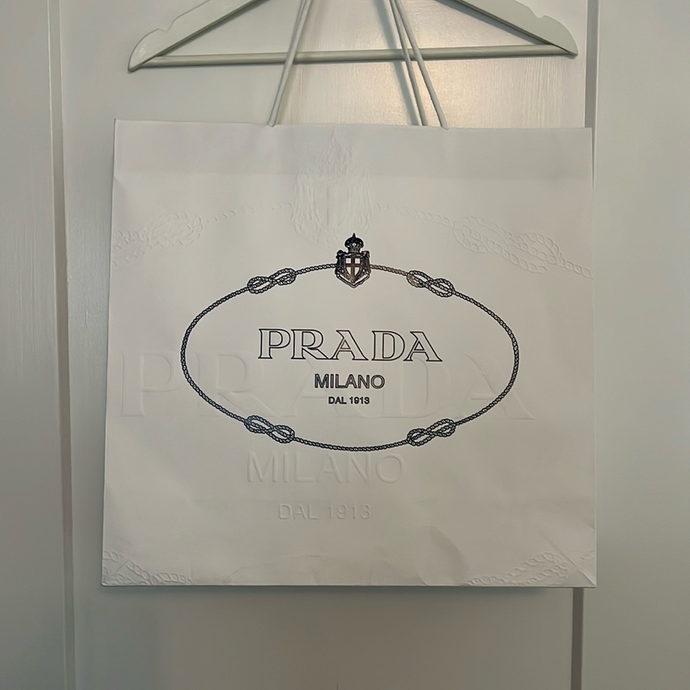 Prada shopping bag - perfect condition!